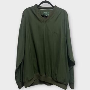 Men's Eddie Bauer Golf pullover jacket dark  green men’s XL